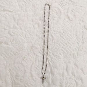 David Yurman Cable Collectibles X Cross Necklace